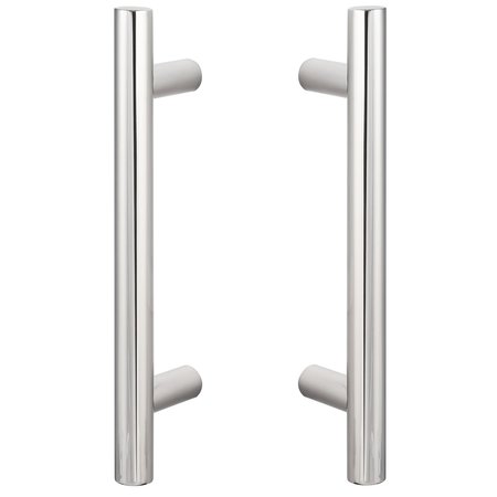 SURE-LOC HARDWARE Sure-Loc Hardware Barn Door Handle, 12, Ladder, 2-sided, Polished Chrome BARN-RD2 26